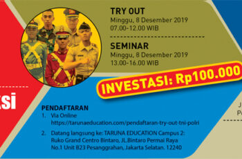 Try Out dan Seminar Sukses Seleksi TNI-POLRI & Kedinasan 2020